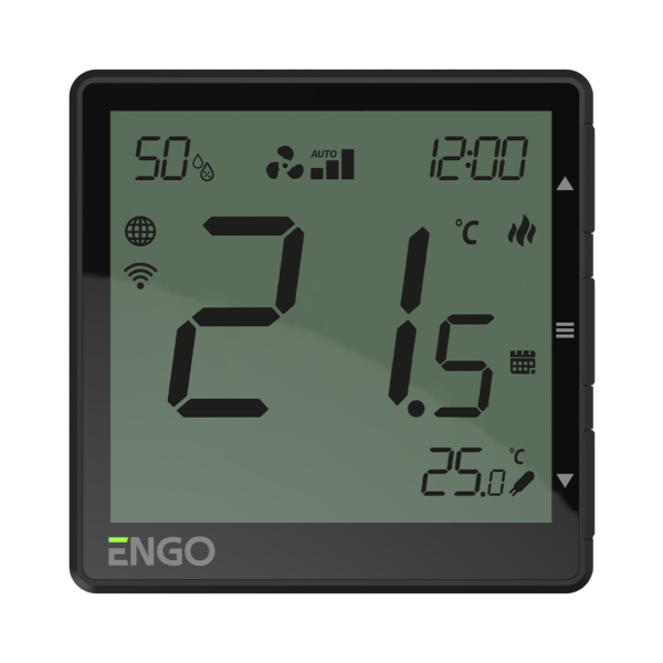 TERMOSTAT DE CAMERA WIFI ZIGBEE, LI-ION, NEGRU EONE-BATB